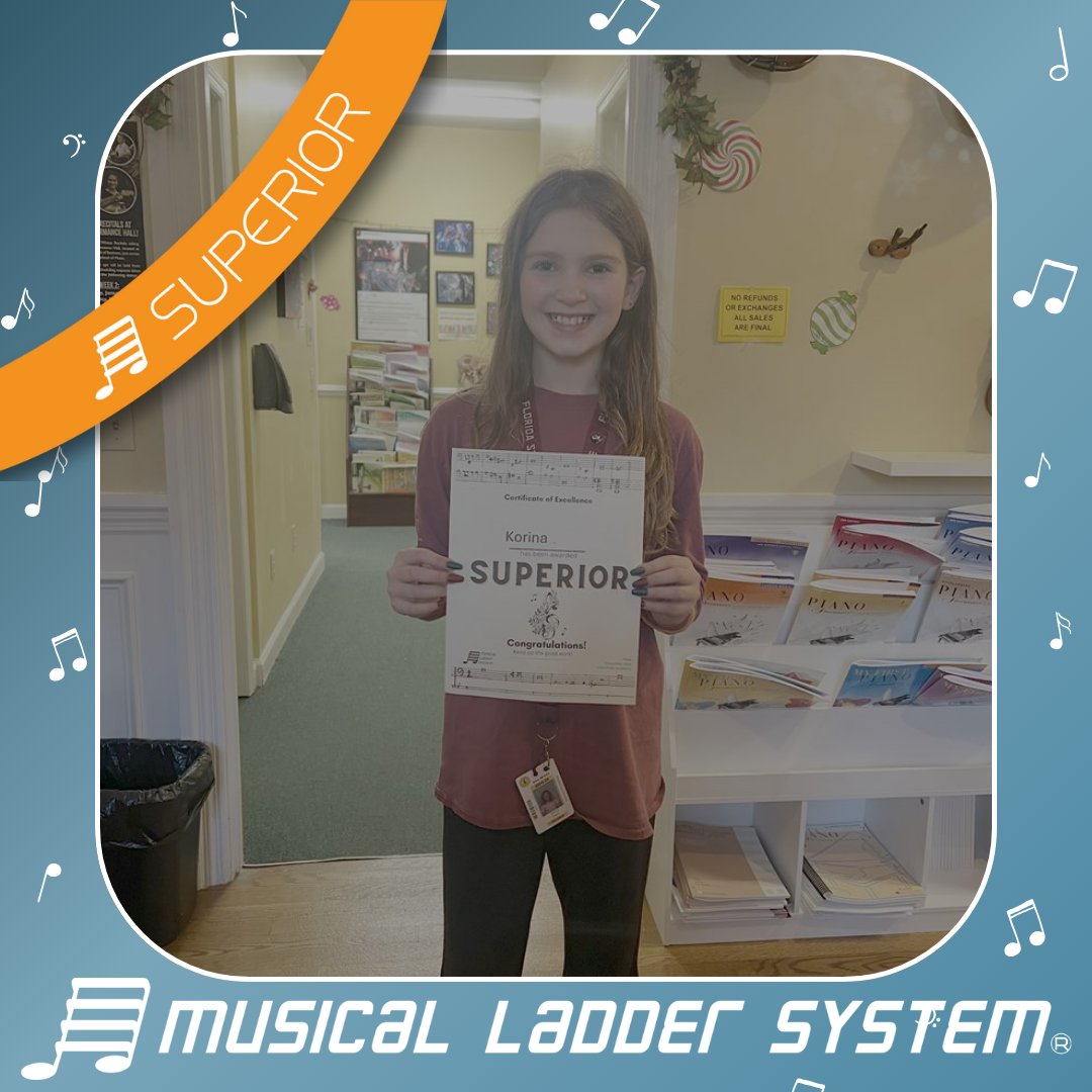 irmo_music's tweet image. Congratulations to Korina for earning her Superior wristband!

#musicalladdersystem
#musiclessons