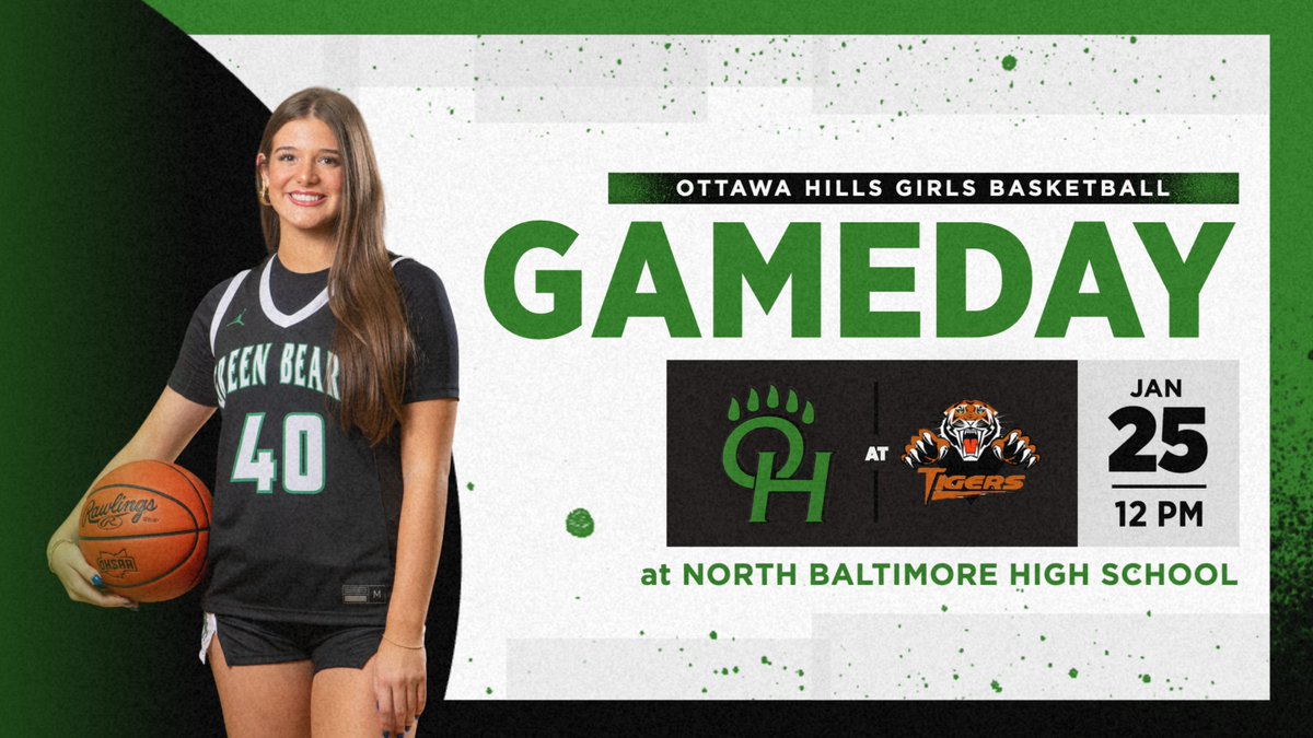 It's a varsity only affair this afternoon as Ottawa Hills heads south to battle North Baltimore at noon! #GreenBearNation