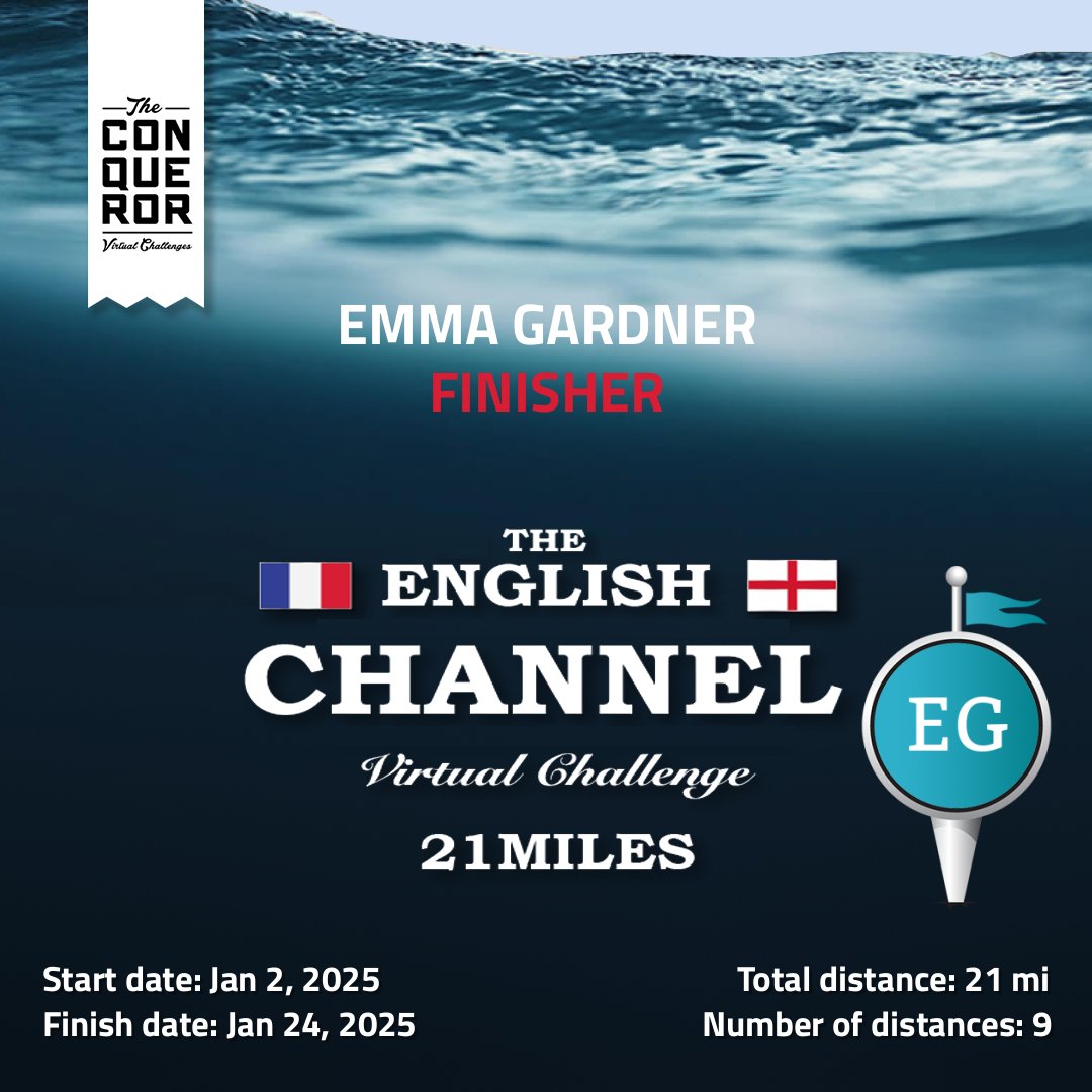 RecoveryEvolve's tweet photo. So I have completed my first challenge of the year, I am increasing my outdoor walking each month and January I have completed the english Channel.  My medal is on the way.. What small changes are you putting in place for your physical health? x https://t.co/aNj0iW2NqD