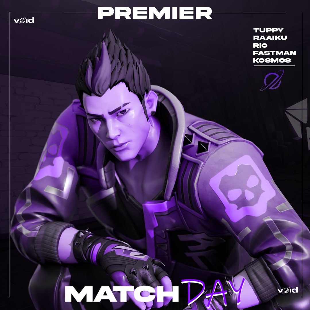 VoidES_'s tweet photo. 🟣MATCHDAY🟣 Premier 19 y 21 horas.
A seguir con la racha🫡
 👾@fastman_BS 
 👾@_kilian_04 
 👾@rio0_val 
 👾@tuppyVAL 
 👾@raa1ku https://t.co/2VTmUH9NMo