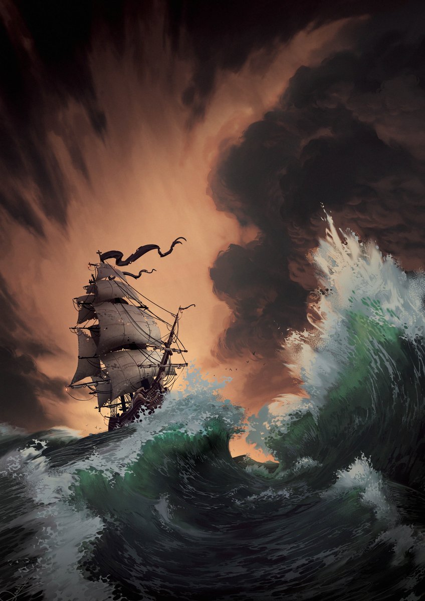 artibiotiq's tweet photo. 🏴‍☠️ Pirate Paradise 🏴‍☠️
#pirate #painting #artwork #artinspiration 

Yohoohoo by Lorenzo Lanfranconi https://t.co/RrRML66O7S