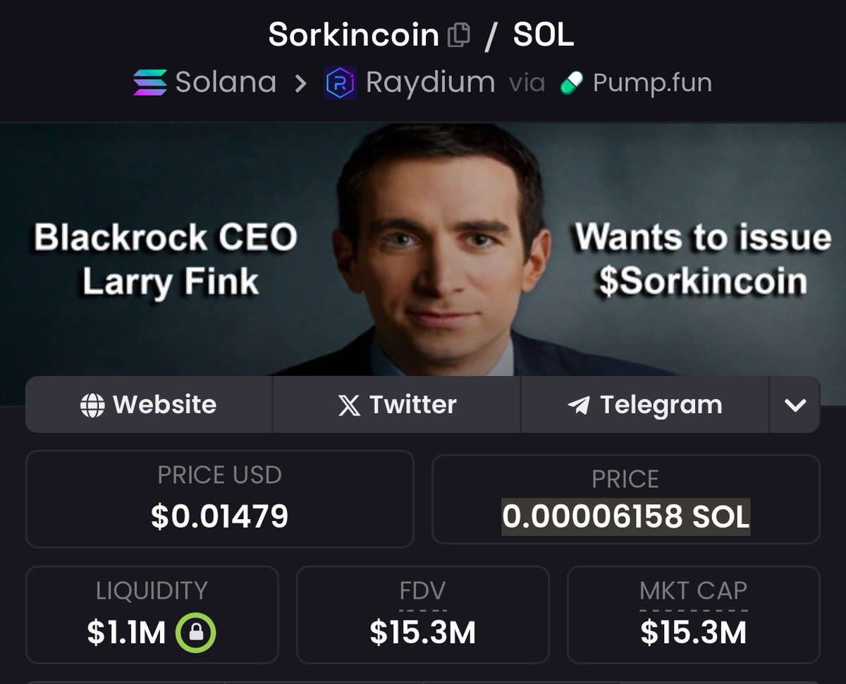 CryptoGatsu's tweet photo. #sorkincoin and #squawkcoin both will be major players in the meme space.
both mentioned by blackrock ceo, but one is still below 1m :)
3hnUeTyU22B8KQyeRfremEfYsabY4YDXNcPuwZgCpump https://t.co/lY0AwlT8XY