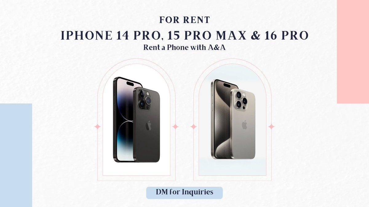 Rent A Phone with A&A | iPhone for Rent tweet media