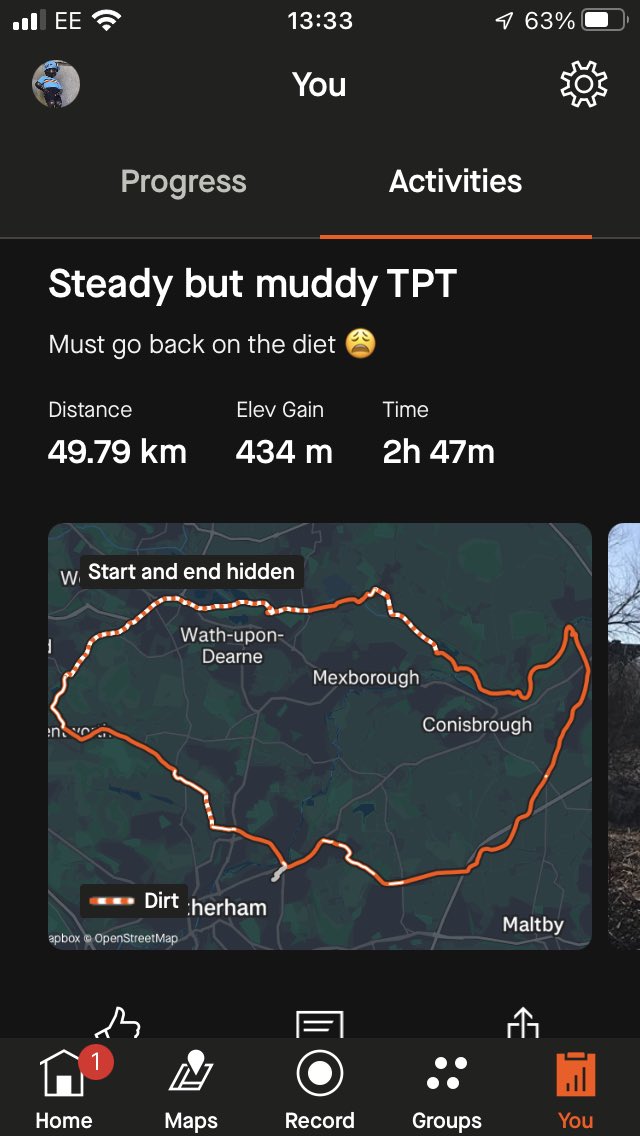 moreton_ian's tweet photo. Low suns a bugger in winter, can feel a migraine developing π©
But the ride was good π
#TransPennineTrail #saturdaysareforriding https://t.co/VX2GtVQ99l