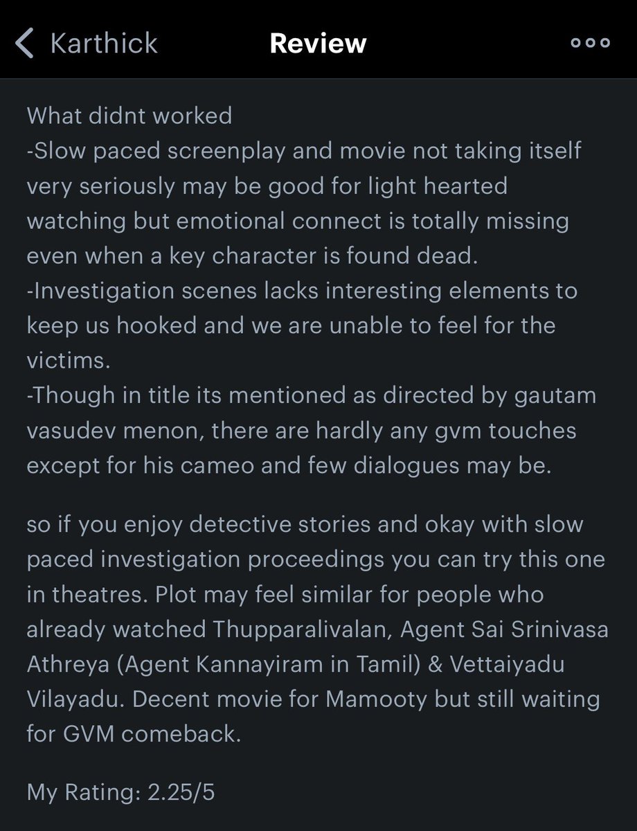KarthickCdm's tweet photo. My 2.25★ review of #DominicAndTheLadiesPurse on @letterboxd: https://t.co/7n9ZVRvsLZ
#Karthicdm_Reviews https://t.co/wBuM48hktU