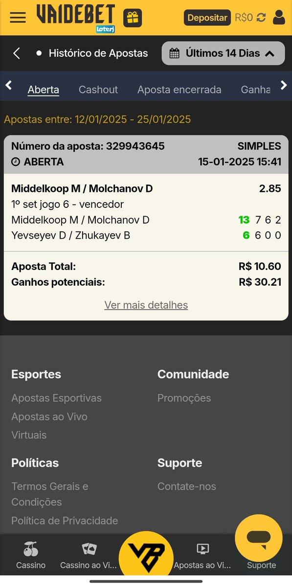 Erick99jv's tweet photo. @vaidebetbb Bom dia @vaidebetbb , eu fiz essa aposta a 10dias e nada de vocês confirmar a vitória, 10 dias e nada de vocês resolverem isso 😤😤😡😡 ninguém resolve nada bora solucionar isso, pqp https://t.co/YnglPcyIgy