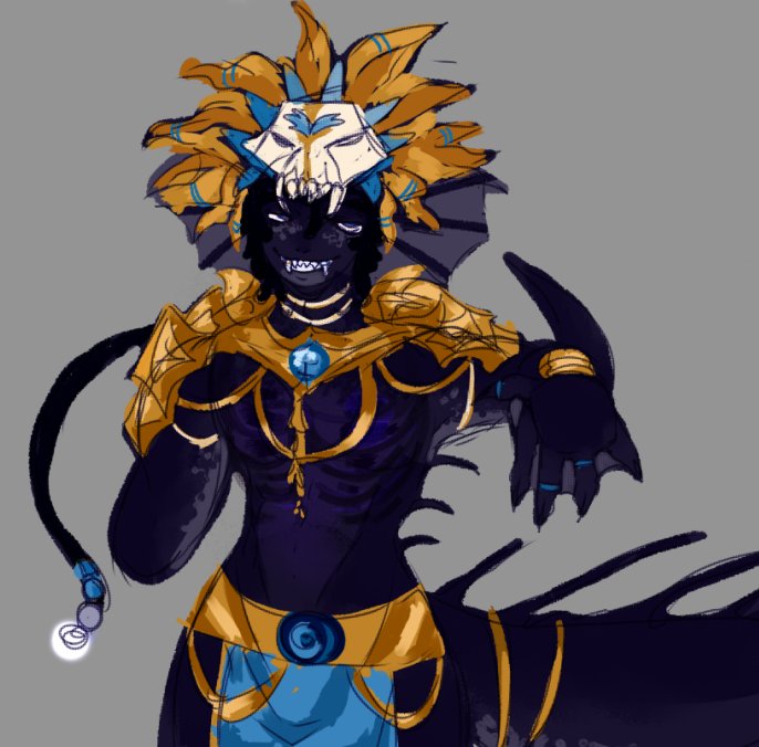 zeeteroni's tweet photo. New DND OC for a seafaring campaign, Vodoros! He's a deep sea Triton who is a cleric of Umberlee. He's a bit confused about other cultures and tends to be food-driven haha!
#art #artmoots #digitalart #character #concepts #sketch #triton #dnd #DungeonsandDragons #cleric #umberlee https://t.co/10O05suiu8