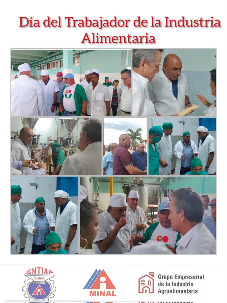 JuanCarlosDM149's tweet photo. Felicidades a todos los Trabajadores de la Industria Alimentaria 
#AgroalimPorCuba 🇨🇺 https://t.co/bNWdR7V81A