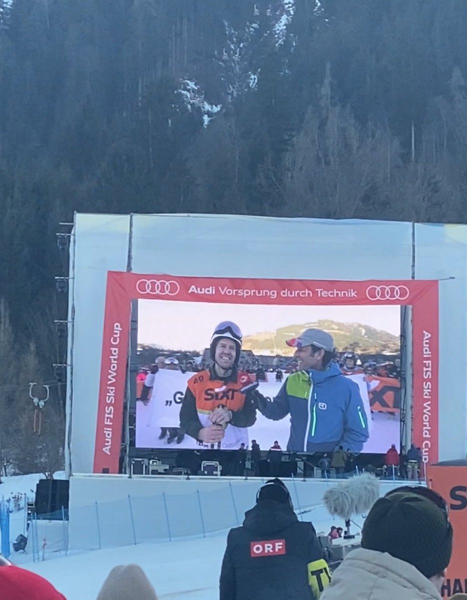 I just saw Sebastian Vettel😅