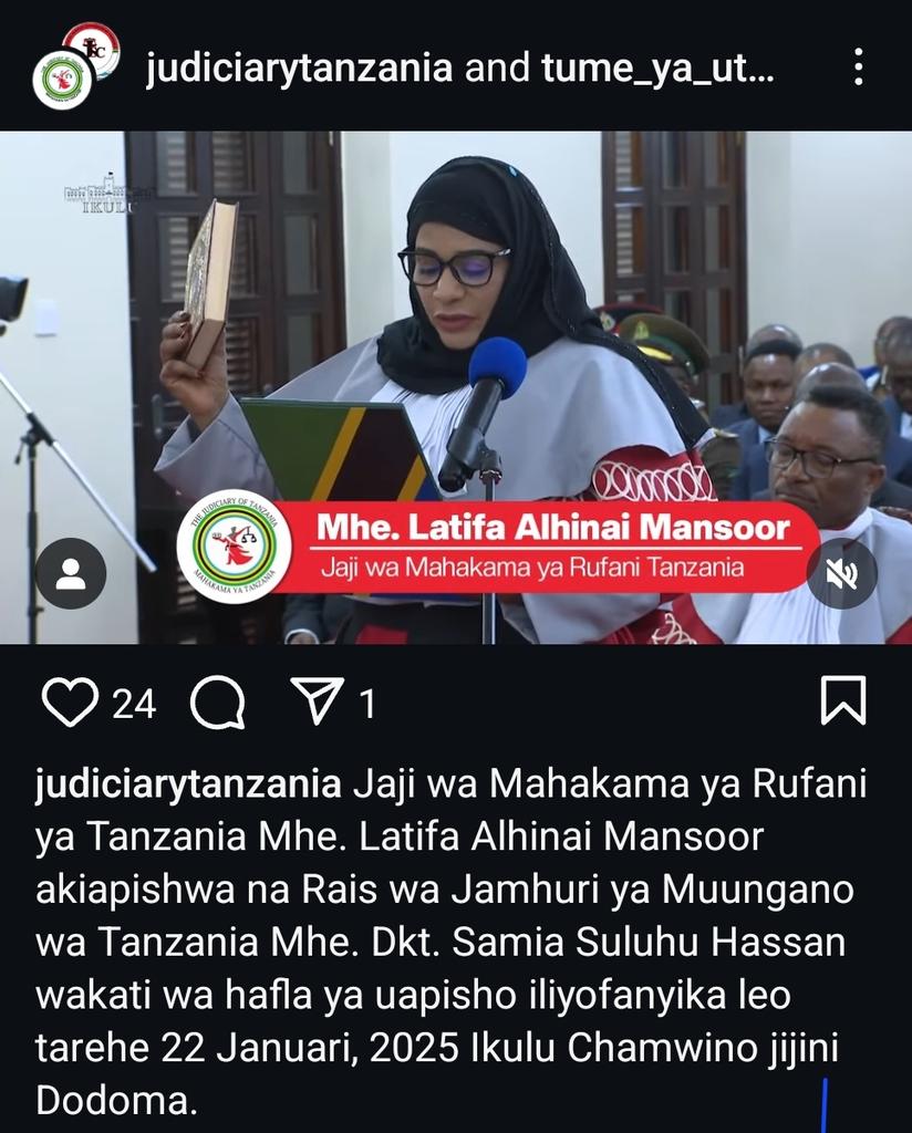 Inasikitisha sana malalamiko yote juu yake ukosefu wa maadili na kuhusika na dhulma za kusaidia watu wake familia ya GSM kudhulumu watu kupitia mahakama bado anapewa nyadhifa za juu katika mahakama zetu!