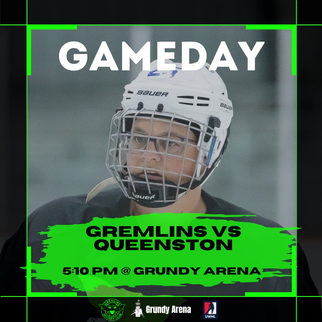 GremlinsHC's tweet photo. In the HOME stretch of our season!  Come out to Grundy for a matchup against Queenston!  Puck drops at 5:10 pm!

BANG BANG
.
.
.
.
.
#icegremlins #hockey #icehockey #womenshockey #bangbang  #gremlingang #womenssports #womensicehockey #growthegame #womeninsports #gremlinSZN https://t.co/QHiAwNEZOa