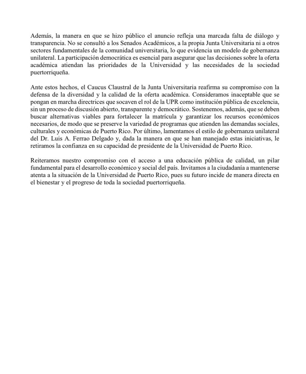 ¡La UPR es nuestra!