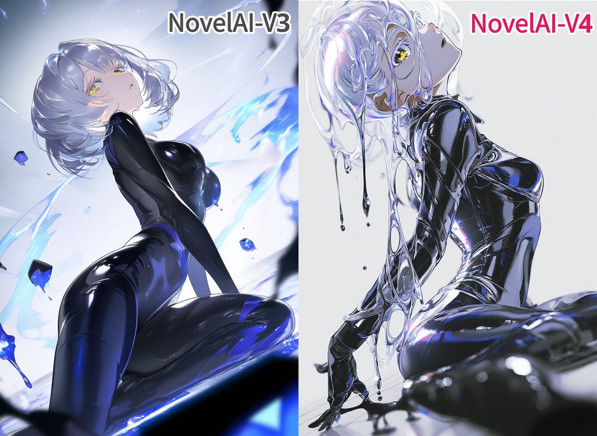 tohofrog's tweet photo. この表現力を試して欲しいのよ。。。
#NovelAI V4は、新しいVAEと自然言語理解により、表現力が超進化���ています。
形状もテクスチャもかなり細部までコントロールできて創作が捗ります。 https://t.co/bnqsDbuhkF