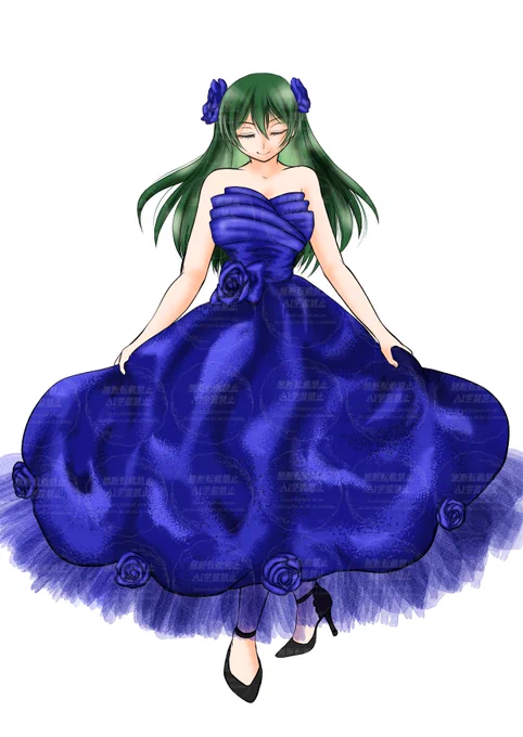 スクリーンとかオーバーレイで遊んでたらもう何色でも似合う気がしてきて・・・ 