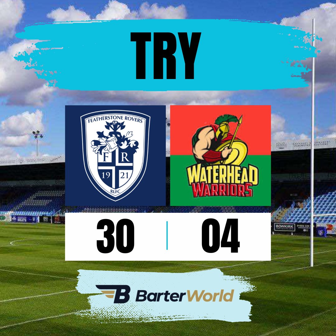 Featherstone Rovers (@fevroversrlfc) on Twitter photo 🏉 TRY | 27' - <a href="/WaterheadARLFC/">Waterhead Warriors</a> fans go wild as Kegan Brennan fires back for the Oldham side.
🔵⚪30 - 04🔴🟢
#UTR #backtherovers #rebuildthebluewall 🏉 TRY | 27' - <a href="/WaterheadARLFC/">Waterhead Warriors</a> fans go wild as Kegan Brennan fires back for the Oldham side.
🔵⚪30 - 04🔴🟢
#UTR #backtherovers #rebuildthebluewall