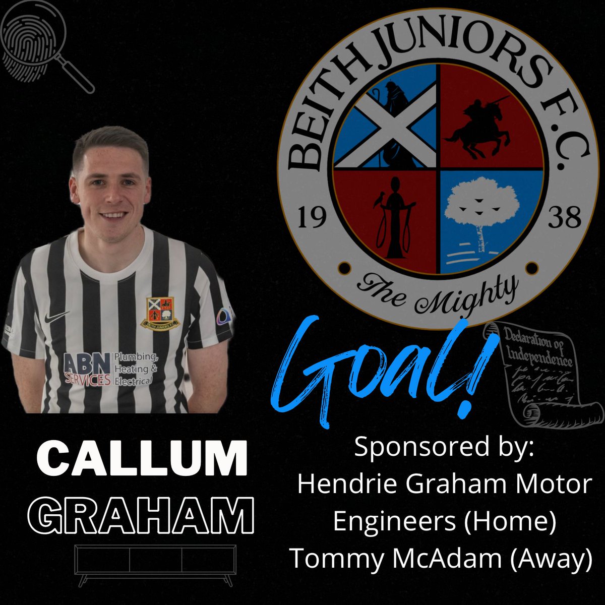 Latest:

Drumchapel 1 Beith 1

Penalty: Callum Graham
Assist: Callum Graham