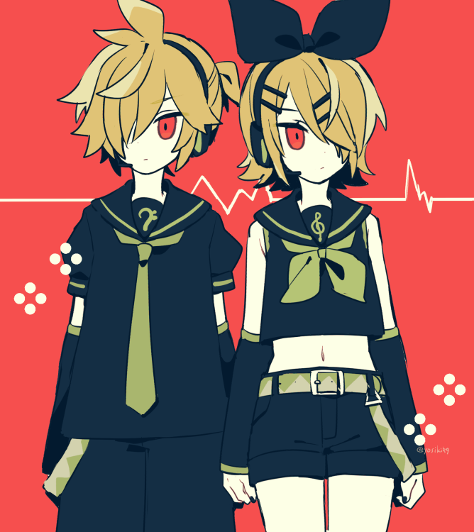 鏡音レン ,鏡音リン 「」|由杞のイラスト