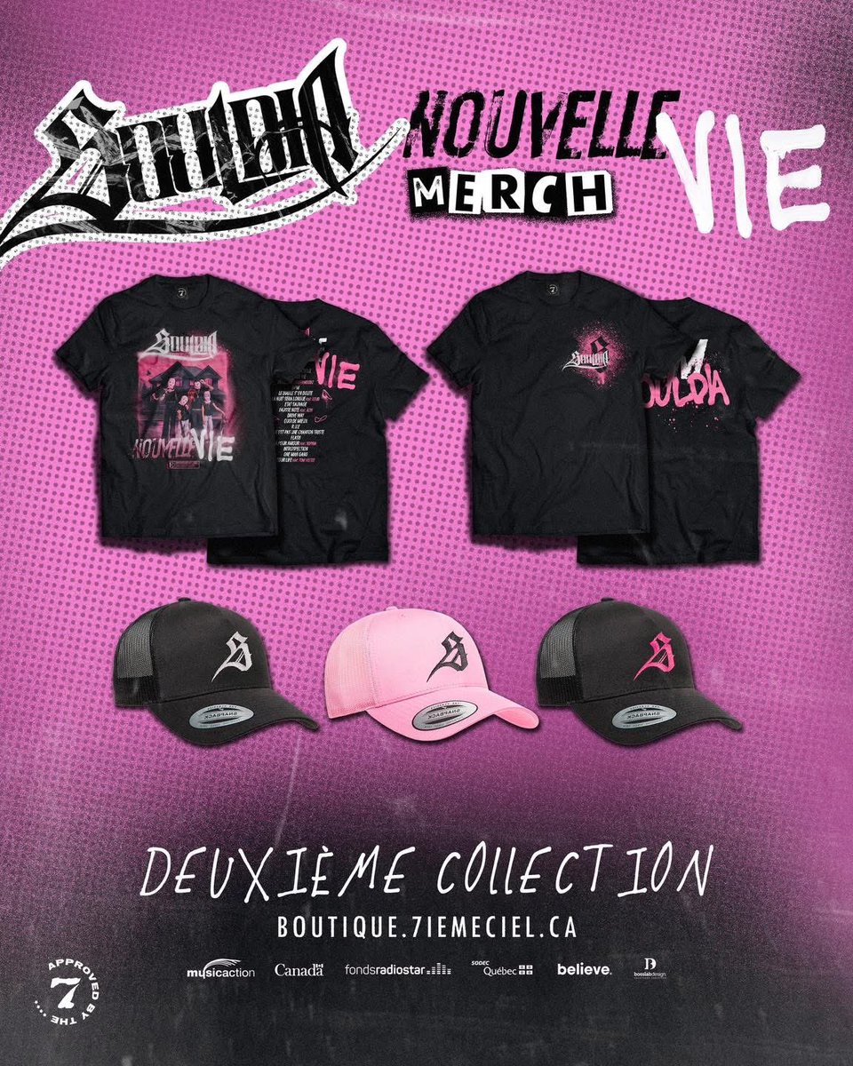Encore de la nouvelle merch en ligne 💥😜

Boutique: Linktr.ee/souldia 

#nouvellevie