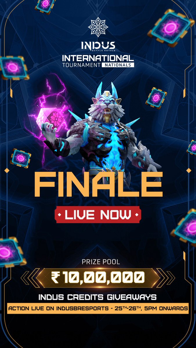 HacksamOfficial's tweet photo. 🚨LIVE NOW: Indus International Tournament - Nationals🚨

The best of India’s battle royale players are going head-to-head in this epic showdown.

📺 Watch it live on YouTube: https://t.co/cy3GbUHZjH
🔥 Let’s show some love for Indian gaming!
#IndusBR #IndianGaming #EsportsIndia https://t.co/4YY5euAPzs
