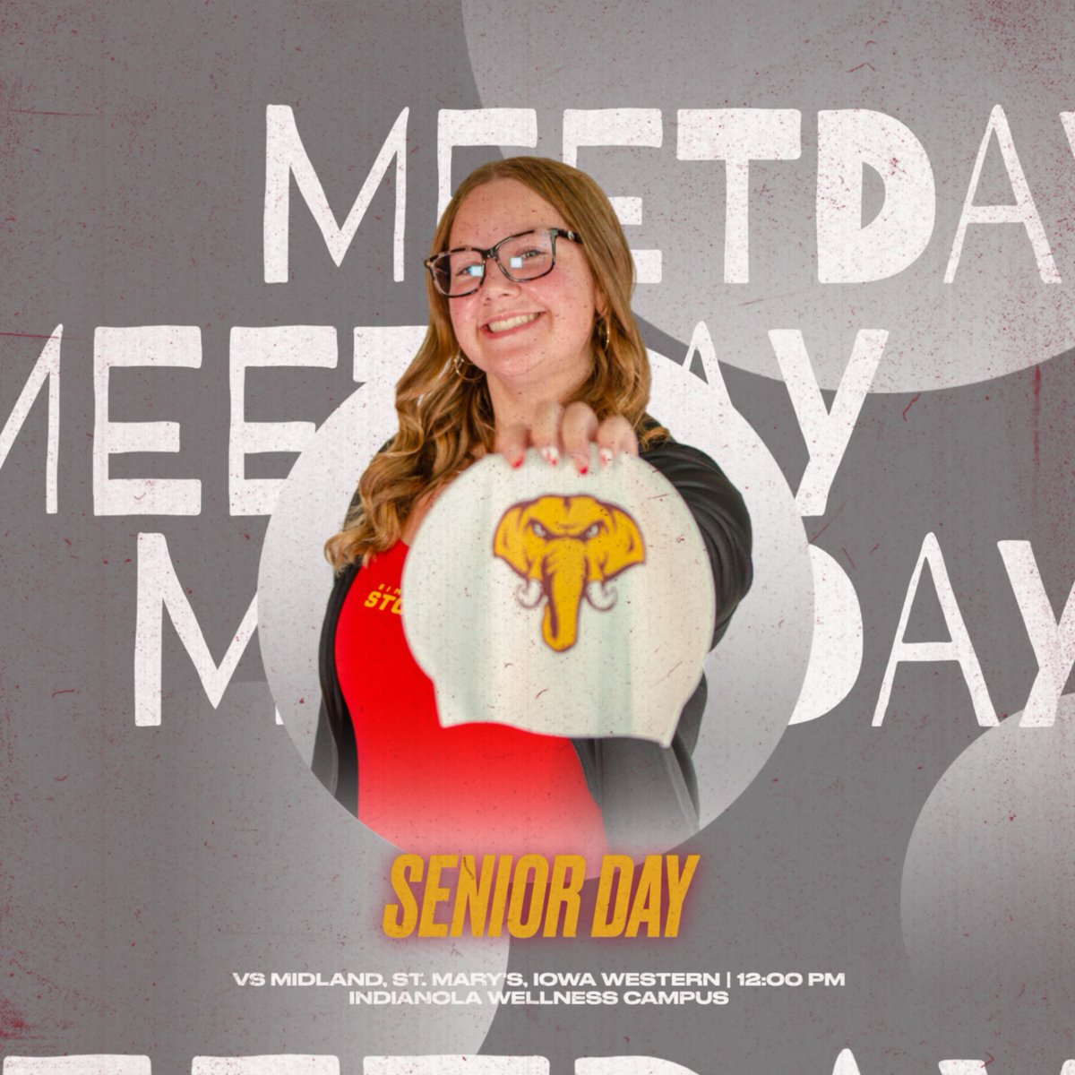 Help us celebrate our amazing senior class today! 

🆚 Midland, St Mary's, Iowa Western
🕐 12 p.m. 
📍 Indianola, Iowa
linktr.ee/simpsonswim

#rollriversSD #d3swim