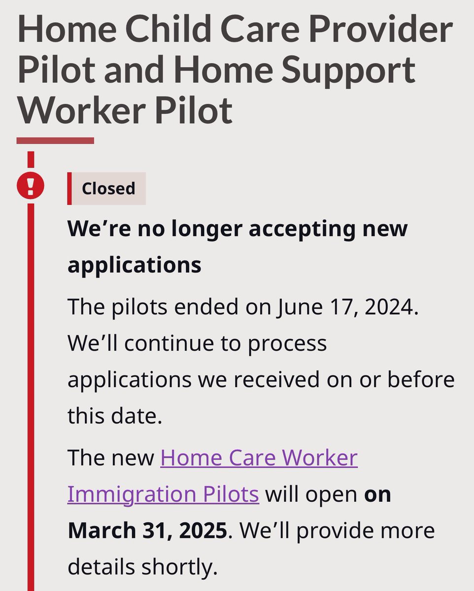KanwarSierah's tweet photo. Canada is set to launch the controversial ‘𝗡𝗲𝘄 𝗣𝗥 𝗼𝗻 𝗔𝗿𝗿𝗶𝘃𝗮𝗹 𝗣𝗶𝗹𝗼𝘁 𝗣𝗿𝗼𝗴𝗿𝗮𝗺’ for caregivers:

👉🏼 No formal education required
👉🏼 Lowest language requirements
👉🏼 Negligible work experience

This is absurd. While those who studied in Canada and hold valid permits face an uncertain future, @MarcMillerVM plans to bring individuals from abroad and grant them PR upon arrival.

𝗣𝗲𝗿𝗺𝗮𝗻𝗲𝗻𝘁 𝗥𝗲𝘀𝗶𝗱𝗲𝗻𝗰𝘆 𝗶𝘀 𝗻𝗼 𝗹𝗼𝗻𝗴𝗲𝗿 𝗮 𝗽𝗿𝗶𝘃𝗶𝗹𝗲𝗴𝗲, 𝗶𝘁’𝘀 𝗮 𝘀𝗰𝗮𝗺.