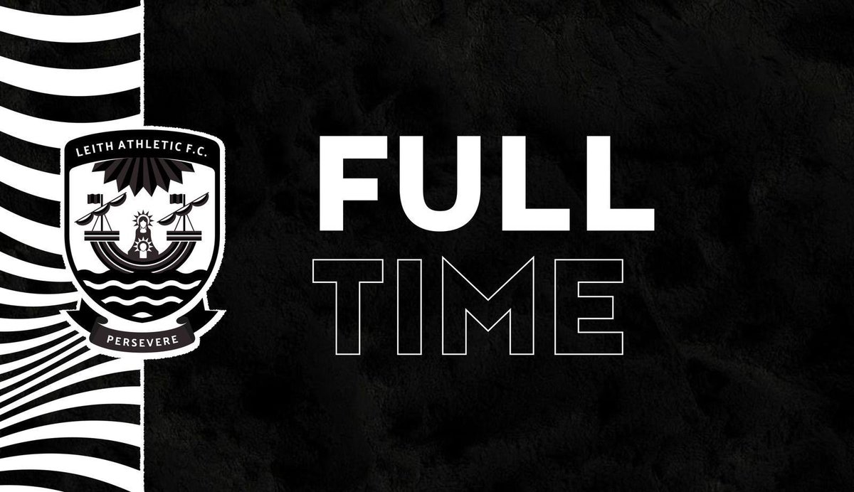 Leith 2-1 Clermiston

Brilliant win for us against a top side. 

1-0 down at half time but second half the boys gave us absolutely everything they had to get a deserved win.

Goals:
Finlay Aitken ⚽️
Kerr Allan ⚽️

PERSEVERED ⚫️⚪️