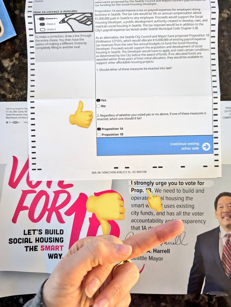 TaylorrObvi's tweet image. I feel like it should be illegal to send propaganda with the mayor's face on it at the same time as our ballots. Anyway. Fuck that clown.

YES ON PROP 1A.