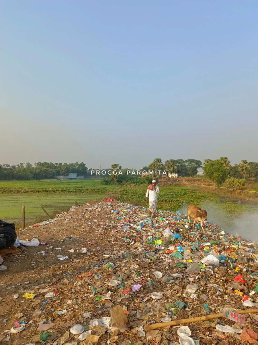 halderprogga's tweet photo. A new garbage dump is being built in an area of ​​Dampara, Ashulia.
@MoJoJamil 
#jmconlinemojo
#soilpollution
#airpollution https://t.co/BPocPWDGYu