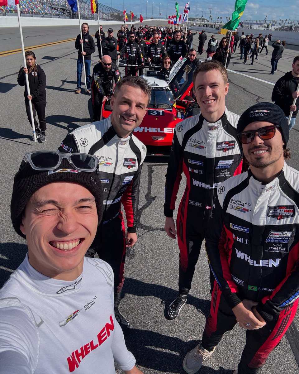 Your #31 Cadillac Whelen crew are ready to race. Bring on the #Rolex24, and all the multi-class madness it’ll give too 😝

Watch live on NBC in America, and YouTube internationally ⏱️

#BeIconic #CadillacRacing