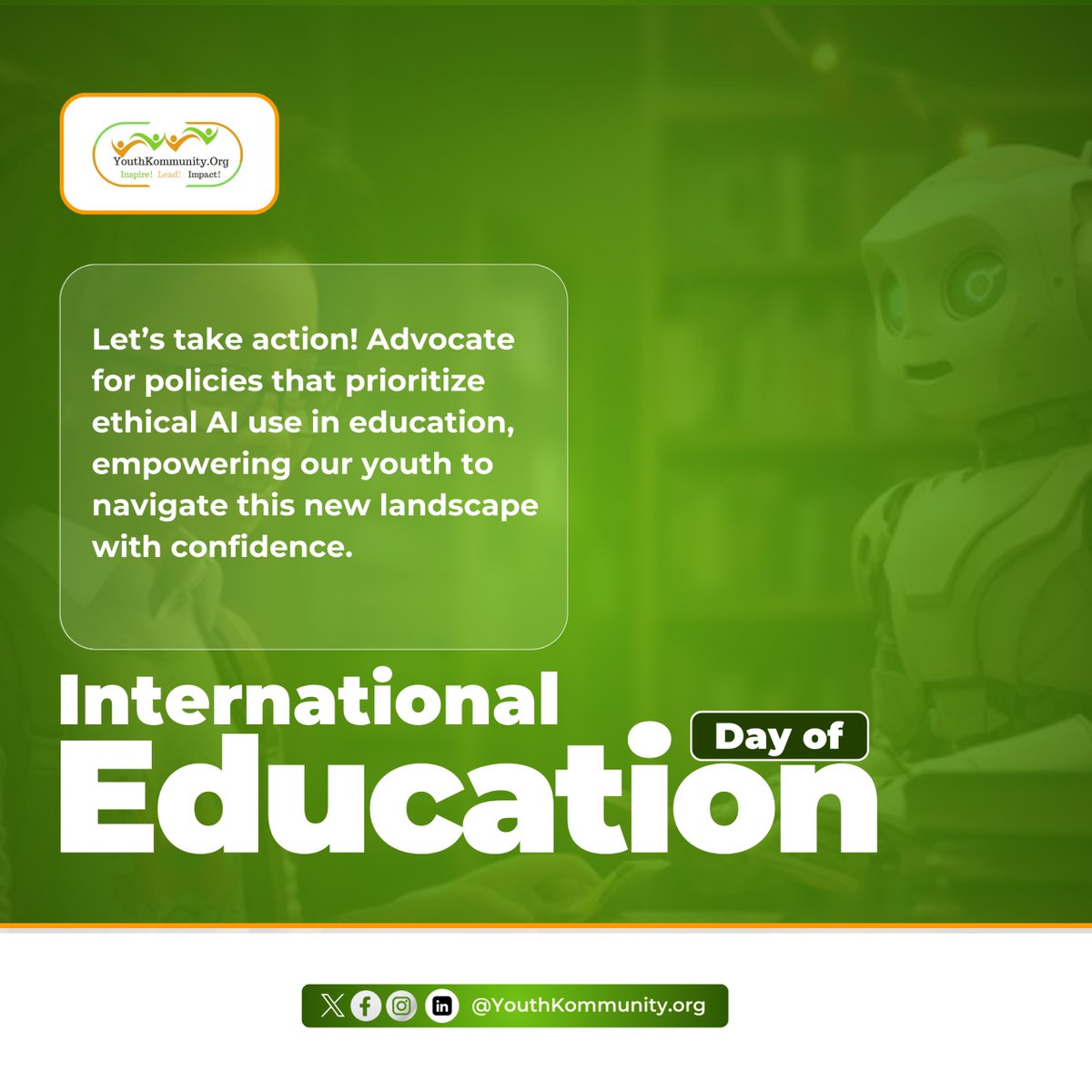 Yesterday, the world celebrated the progress in education while acknowledging the challenges of AI's rapid integration. The theme, "AI and education: Preserving human agency in a world of automation," charges us to use technology to enhance our human capabilities &amp; connections.
