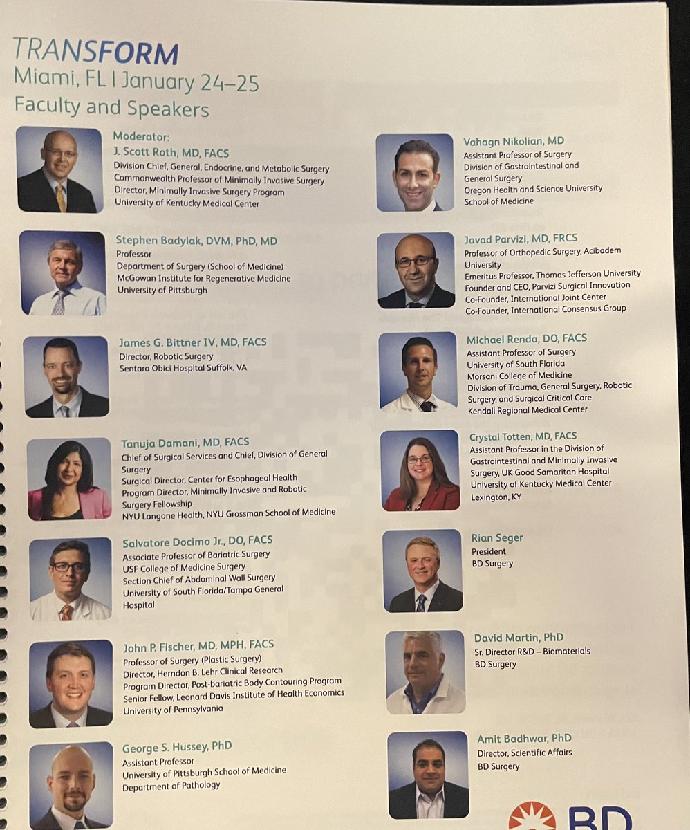 Salvatore Docimo (@dr_sal_docimo) on Twitter photo Honored to be invited faculty at the annual Transform symposium discussing where the field of complex hernia is going
<a href="/AmericanHernia/">American Hernia Society</a> <a href="/eurohernias/">European Hernia Society</a> <a href="/BritishHernia/">British Hernia Society</a> <a href="/DanishHernia/">Danish Hernia</a> <a href="/IHC_hernia/">International Hernia Collaboration</a> <a href="/HerniaIndia/">Hernia Society of India</a> <a href="/TGHCares/">Tampa General Hospital</a> <a href="/USFHealth/">USF Health</a> Honored to be invited faculty at the annual Transform symposium discussing where the field of complex hernia is going
<a href="/AmericanHernia/">American Hernia Society</a> <a href="/eurohernias/">European Hernia Society</a> <a href="/BritishHernia/">British Hernia Society</a> <a href="/DanishHernia/">Danish Hernia</a> <a href="/IHC_hernia/">International Hernia Collaboration</a> <a href="/HerniaIndia/">Hernia Society of India</a> <a href="/TGHCares/">Tampa General Hospital</a> <a href="/USFHealth/">USF Health</a>