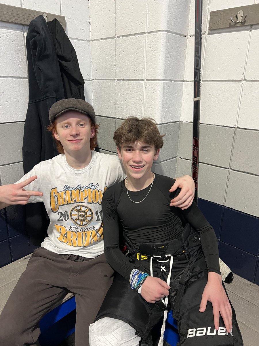 TauntonHSHockey's tweet image. Congrats to Nolan DelSignore (vs WEB) and Oliver Nicol (vs Upper Cape) for earning the shovel in JV wins this past week!

#DiggingDeep #TauntonHockey