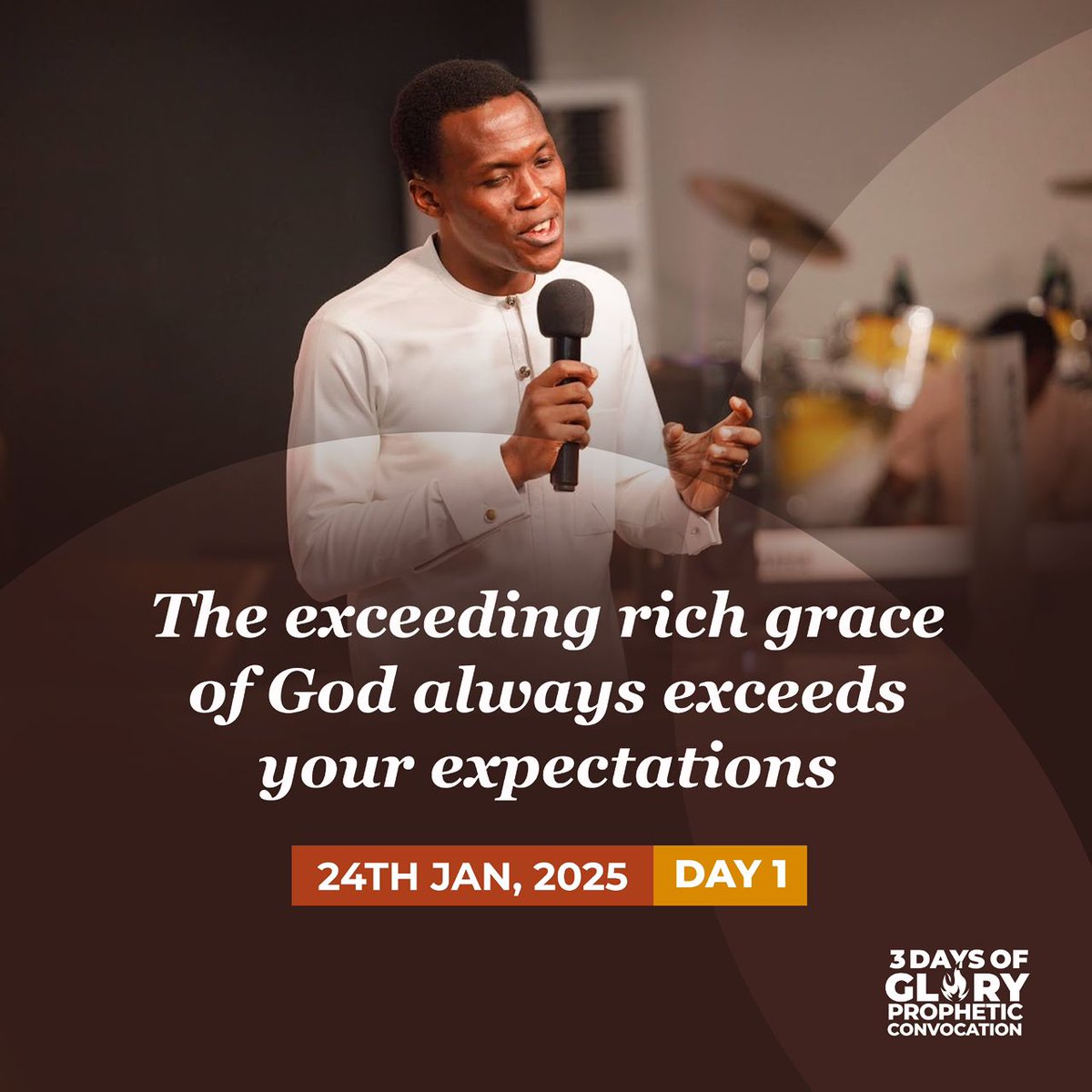 christassemblyw's tweet photo. Day 1 was electrifying 💥💥💪💪

It's a season of abundance testimonies. Join in for a sure word.

#3DaysOfGlory 
#PastorJulius https://t.co/WiJW3Yy3Fk