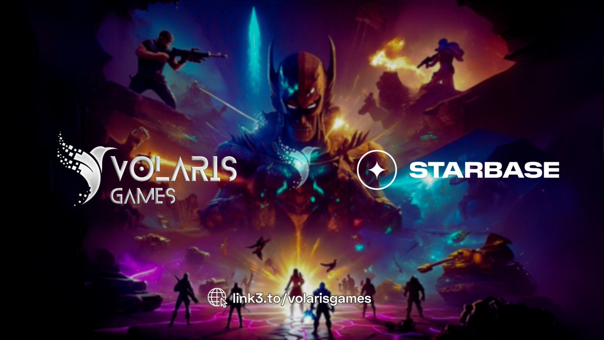 Volaris_AI's tweet photo. Welcome, @starbase_ag, to the #ChainDimension family! 🚀
This Advanced DEX Aggregator on @Base promises to enhance gaming experiences worldwide while expanding market reach and user bases. With features like Smart Order Routing, Limit Orders, and DCA, trading just got smarter and more efficient.
Together, we’re bridging gaming and DeFi to create a unified ecosystem! 🌐💎
To celebrate our partnership:
Win 20 Starpass NFTs to get their token airdrop:
1️⃣ Follow @starbase_ag and @VolarisGames
2️⃣ Like, comment & RT this post
3️⃣ Join Starbase's Discord (https://t.co/KIgpBuBfdW)
4️⃣ Verify tasks at https://t.co/nHOcGpzowM & use code “VOLARISG”
72 hours