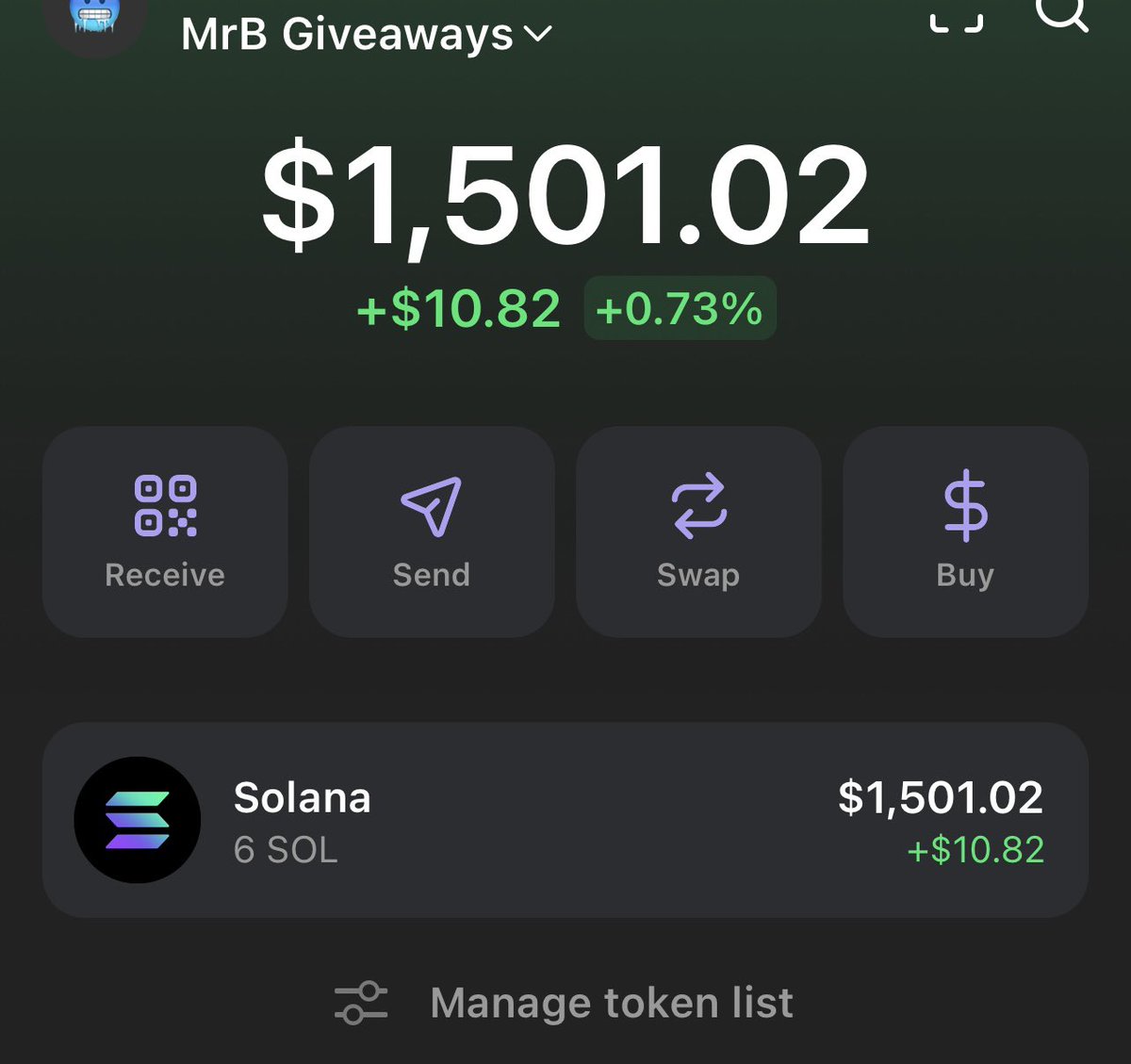 6 sol to 6 randoms (1 sol each)

To enter:

• Join my TG t.me/MrBLaboratory

• Drop your wallets

You have 72H

Good luck mfers