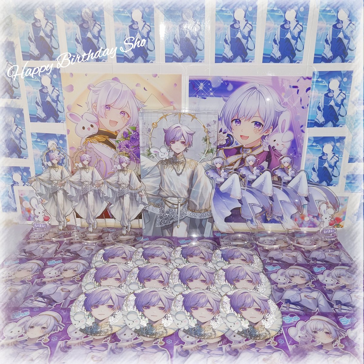 祭壇素敵すぎる🥲🥲 画面全部初兎さんで埋め尽くされてて愛伝わる🥹