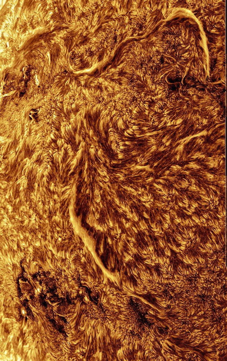 تصويري اليوم لتفاصيل سطح الشمس 😍🔭☀️