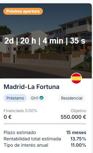 Inversor00's tweet photo. Día lluvioso, día para estudiar 
📌Breve análisis proyecto #deuda #wecity #madrid - la Fortuna. Día 28/01 a 12h 
✅Código amigo: 2a0160 

P.D No es ninguna recomendación, ten presente los #riesgos #crowdlending #inmobiliario https://t.co/kFiGozlKZB
