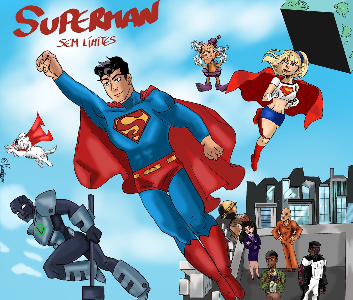 🟦 SUPERMAN: SEM LIMITES
• ✍️ Escrito por: @cremingostoso (eu)
• 🎨 Arte da vitrine: <a href="/vampiradox/">Rogue ꕕ 🖌️ comms open</a> 
• ⛓️ Link: drive.google.com/file/d/1njhhp_…