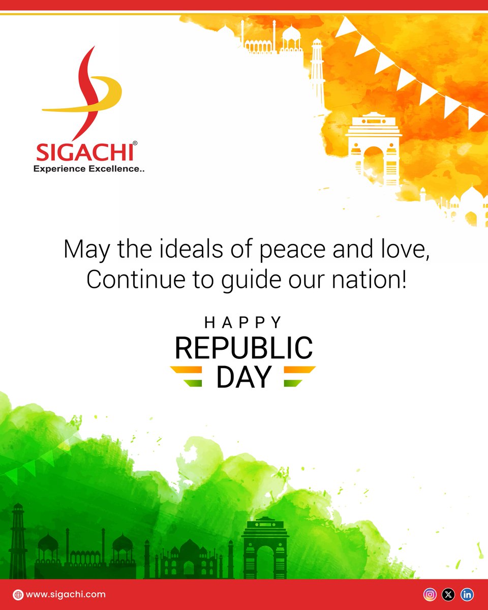 Sigachi Pharma (@sigachil) on Twitter photo ๐ช๐๐๐๐๐๐๐๐๐๐ ๐น๐๐๐๐๐๐๐ ๐ซ๐๐ ๐๐๐๐ ๐ท๐๐๐
๐ & ๐ช๐๐๐๐๐๐๐๐๐!
On this momentous occasion of Republic Day, we honor the spirit of unity, progress, and resilience that drives our nation forward.
Wishing everyone a Happy Republic Day. ๐ช๐๐๐๐๐๐๐๐๐๐ ๐น๐๐๐๐๐๐๐ ๐ซ๐๐ ๐๐๐๐ ๐ท๐๐๐
๐ & ๐ช๐๐๐๐๐๐๐๐๐!
On this momentous occasion of Republic Day, we honor the spirit of unity, progress, and resilience that drives our nation forward.
Wishing everyone a Happy Republic Day.