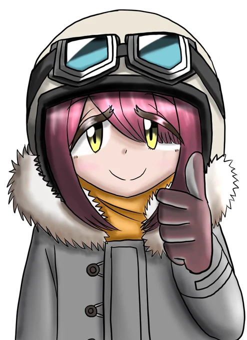 手袋の模様が気になったため修正 