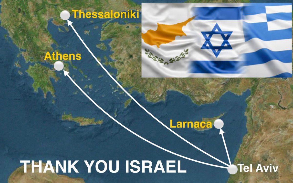 TheocharousH's tweet photo. ISRAEL CYPRUS GREECE🚨

Israeli tourists have honored Cyprus and Greece with their presence. Visiting Athens these last two days, all streets, coffee shops, restaurants and squares are packed with Israeli tourists.
We thank Israel for choosing Greece and Cyprus, you are welcome‼️ https://t.co/P966zhhXZx