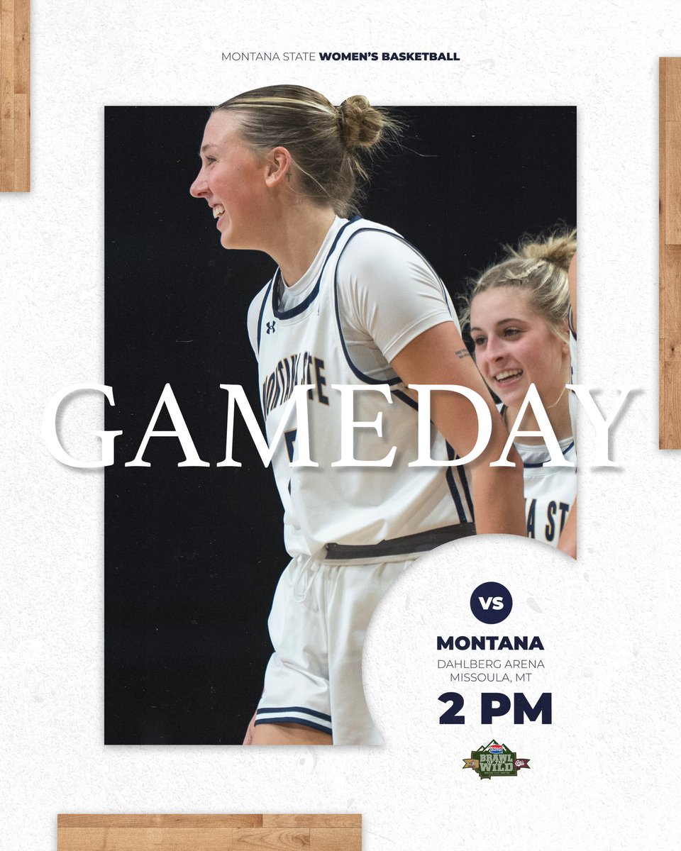 Montana State WBB (@msubobcatswbb) on Twitter photo IT’S CAT-GRIZ GAME DAY! 🗣️
🆚 Montana
🏟️ Dahlberg Arena
⌚️ 2 PM
📺 <a href="/ScrippsSports/">Scripps Sports</a>, ESPN+
📻 1450 KMMS, Varsity Network App
#All4One | #GoCatsGo IT’S CAT-GRIZ GAME DAY! 🗣️
🆚 Montana
🏟️ Dahlberg Arena
⌚️ 2 PM
📺 <a href="/ScrippsSports/">Scripps Sports</a>, ESPN+
📻 1450 KMMS, Varsity Network App
#All4One | #GoCatsGo