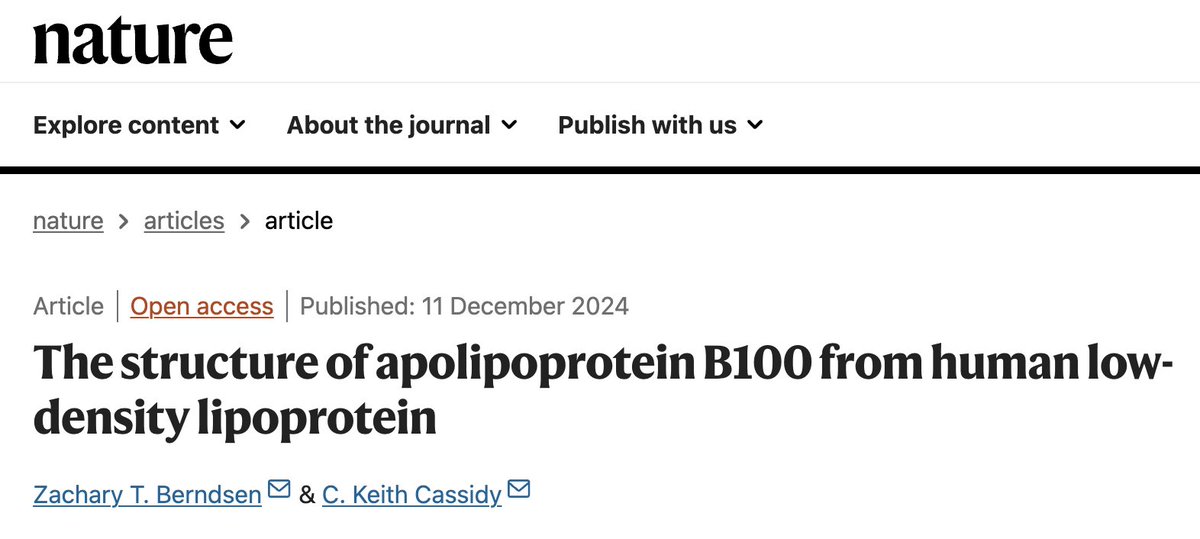 The open access version of our ApoB structure paper is now live <a href="/Nature/">nature</a> rdcu.be/d7uCe