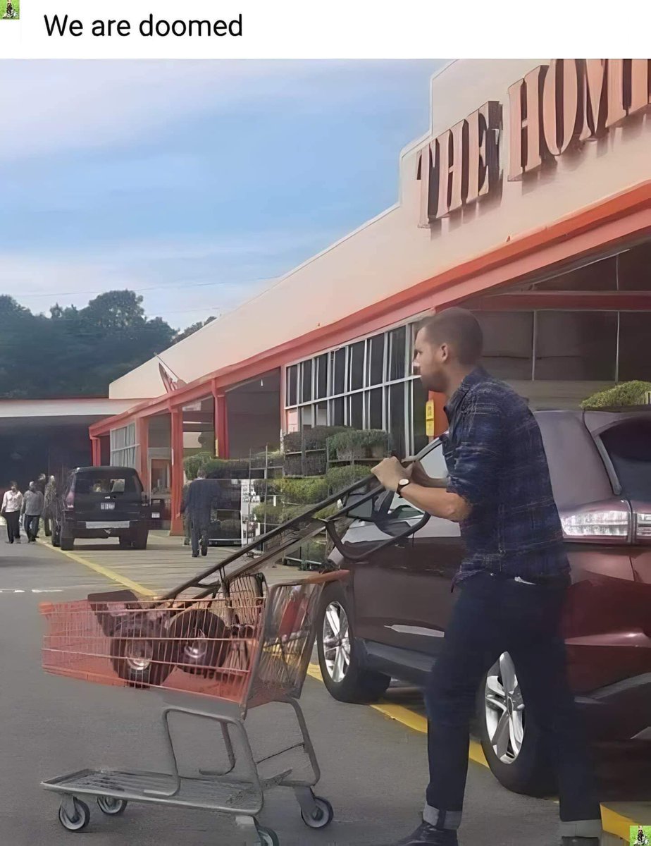 I ran into my hardcore maga buddy at the Home Depot this morning...always the thinker!!!