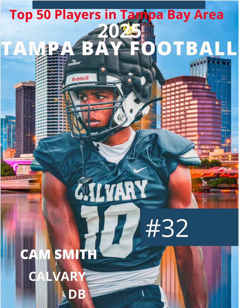 tampafootballFL's tweet photo. Great instinct, aggressive and smart @camsmith1_ @Calvary_FB https://t.co/Ni752JFw5z