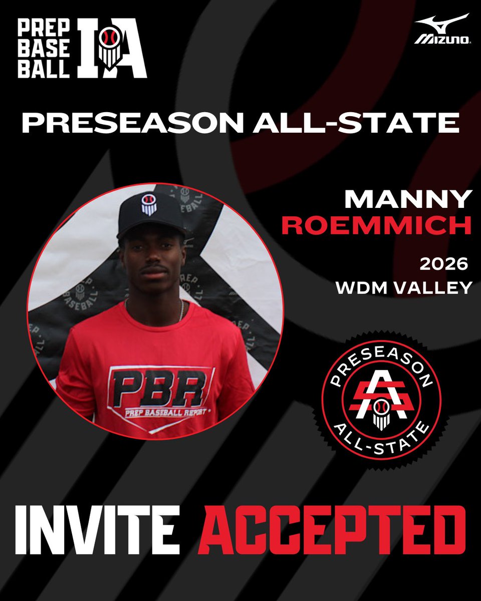 Prep Baseball Iowa (@prepbaseballia) on Twitter photo ๐๐๐๐ ๐๐๐๐๐๐๐๐๐ ๐๐๐-๐๐๐๐๐
๐๐ฏ๐ท๐ช๐ต๐ฆ๐ฅ ๐๐ค๐ค๐ฆ๐ฑ๐ต๐ฆ๐ฅ โ
Manny Roemmich | <a href="/MannyRoemmich/">Manny Roemmich</a>
โพ OF
๐ 2026
๐ <a href="/WDMValleybball/">WDM Valley Baseball</a>
๐ค loom.ly/ZHXSOWA ๐๐๐๐ ๐๐๐๐๐๐๐๐๐ ๐๐๐-๐๐๐๐๐
๐๐ฏ๐ท๐ช๐ต๐ฆ๐ฅ ๐๐ค๐ค๐ฆ๐ฑ๐ต๐ฆ๐ฅ โ
Manny Roemmich | <a href="/MannyRoemmich/">Manny Roemmich</a>
โพ OF
๐ 2026
๐ <a href="/WDMValleybball/">WDM Valley Baseball</a>
๐ค loom.ly/ZHXSOWA
