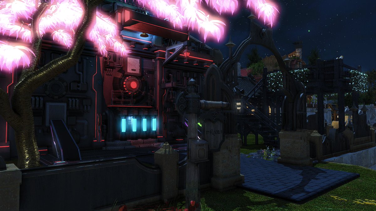 Another Cyber Noir build with #Synthshade &amp; <a href="/SyzygyMidal/">Syzygy Midal</a>. Come visit! 

Thanks for Neo Noodle Network for the Opportunity~

Location - Atomos Mist W23 P16

#FF14 | #xivhousing | #FF14housing | #ElementalDC