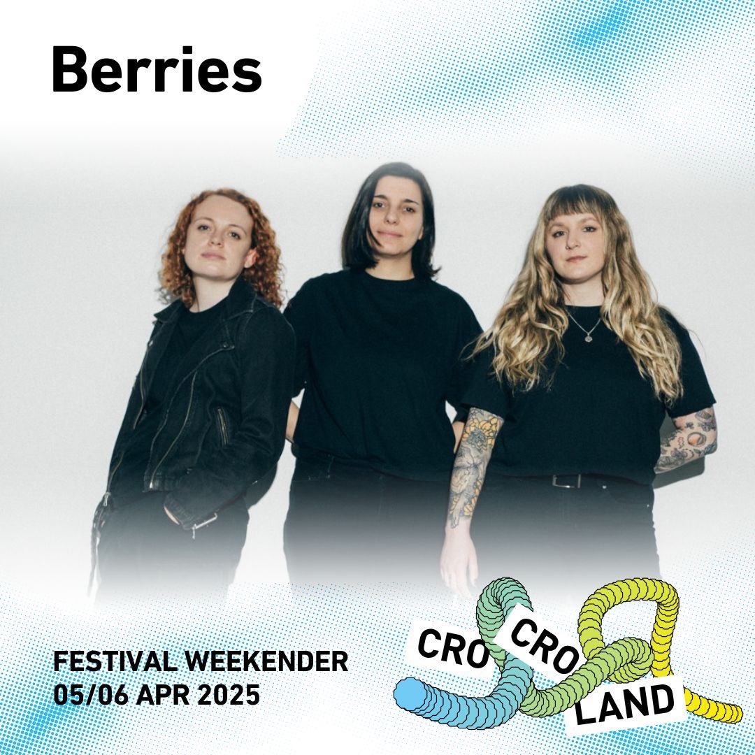 crocroland's tweet photo. So excited to have @BERRIESBANDUK return to this yearβs festival in London this April.
Also on the bill #billynomates #benefitsband #bugeye #grandmashouse and so many more.
40 bands. One weekend.
Tickets are running low! Get one here
https://t.co/fdJsbwfFD9 https://t.co/mKghhPWqRR