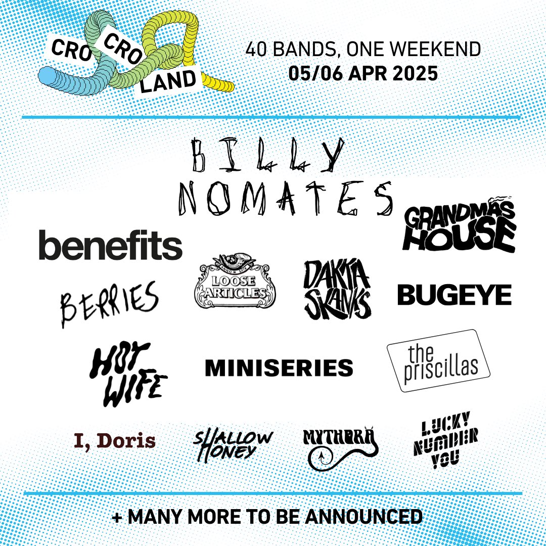 So excited to have @BERRIESBANDUK return to this year’s festival in London this April. 

Also on the bill #billynomates #benefitsband #bugeye #grandmashouse and so many more. 

40 bands. One weekend.

Tickets are running low! Get one here

wegottickets.com/f/13616